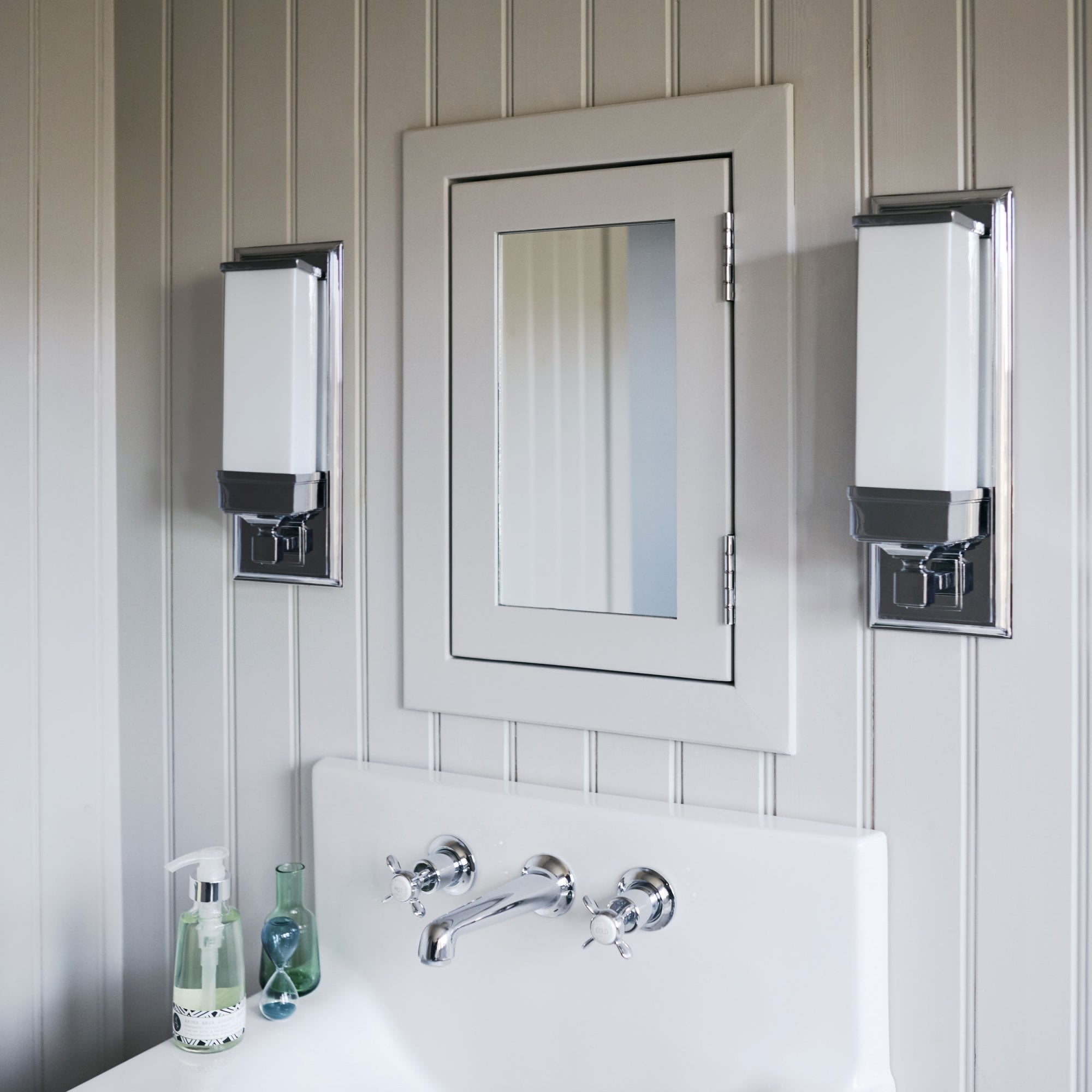 Elstead Lighting Cambridge IP44 Bathroom Wall Light in Polished Chrome ...