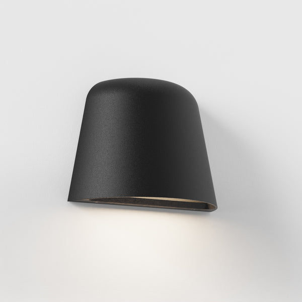 Nomad 115 Exterior LED Wall Light in Textured Black