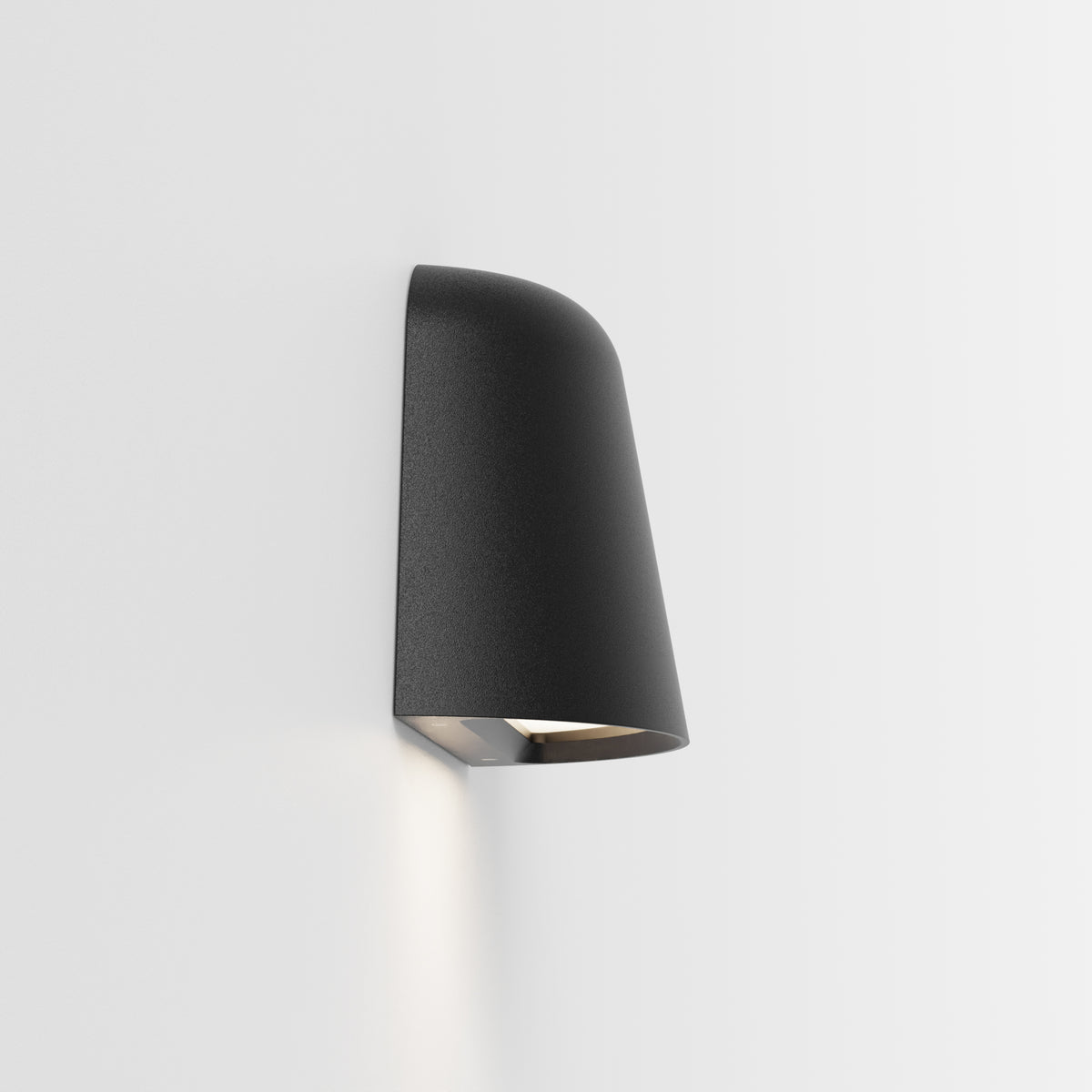Nomad 115 Exterior LED Wall Light in Textured Black