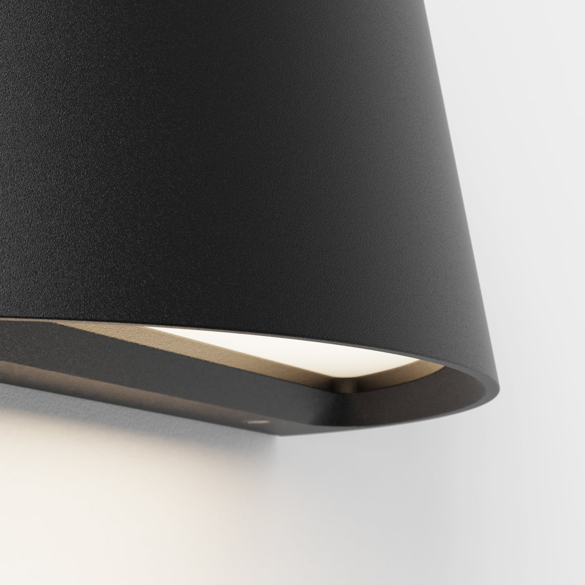 Nomad 115 Exterior LED Wall Light in Textured Black