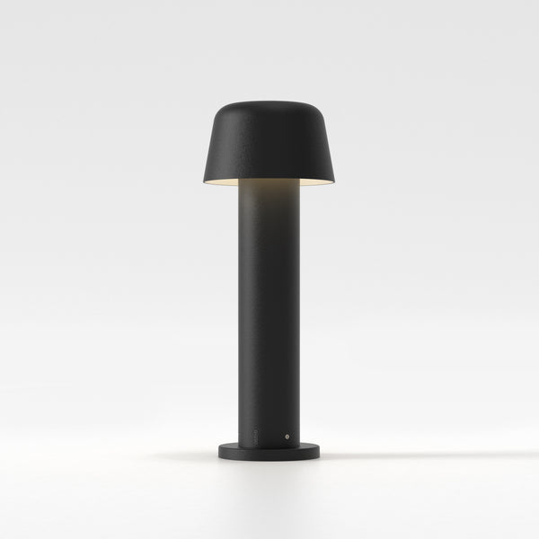 Nomad 400 Exterior LED Bollard in Textured Black