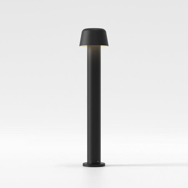 Nomad 700 Exterior LED Bollard in Textured Black