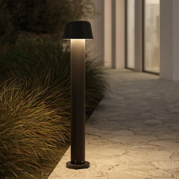 Nomad 700 Exterior LED Bollard in Textured Black