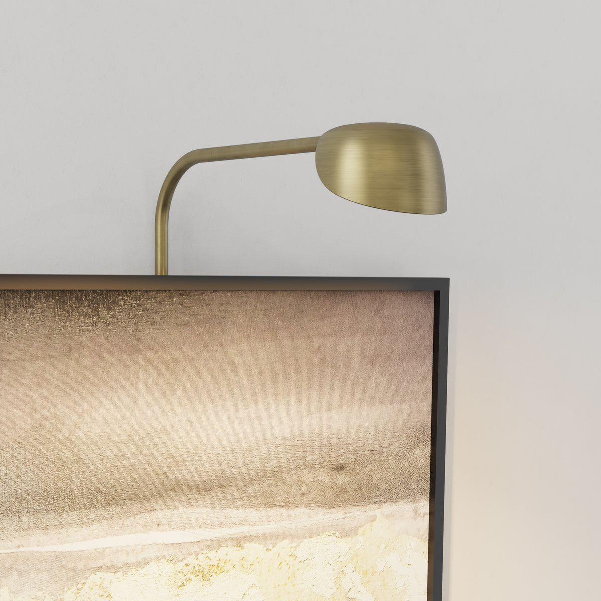 Monet 250 LED Picture Light in Matt Brushed Brass