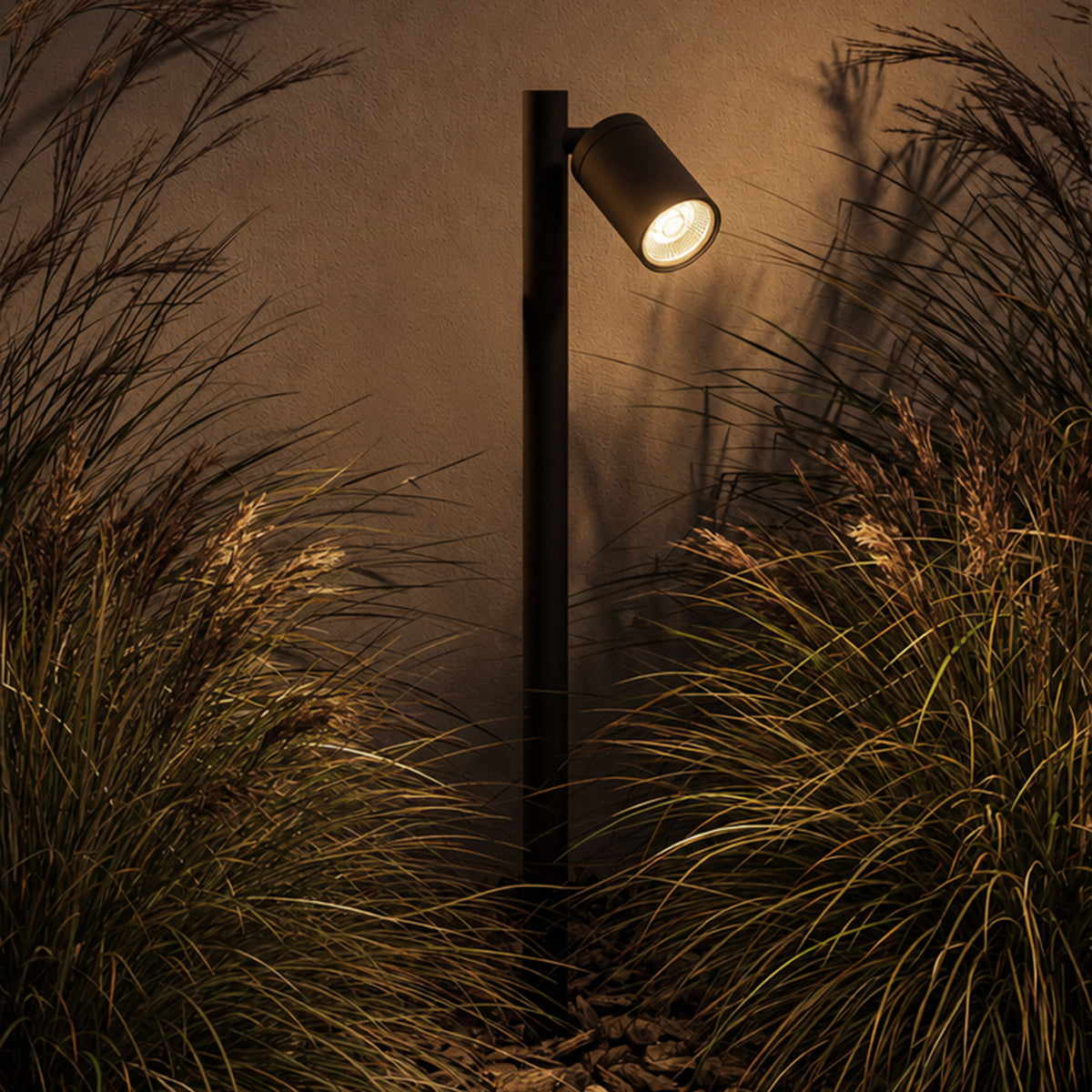 Dartmouth Exterior Adjustable Spike 900 Spotlight In Textured Black