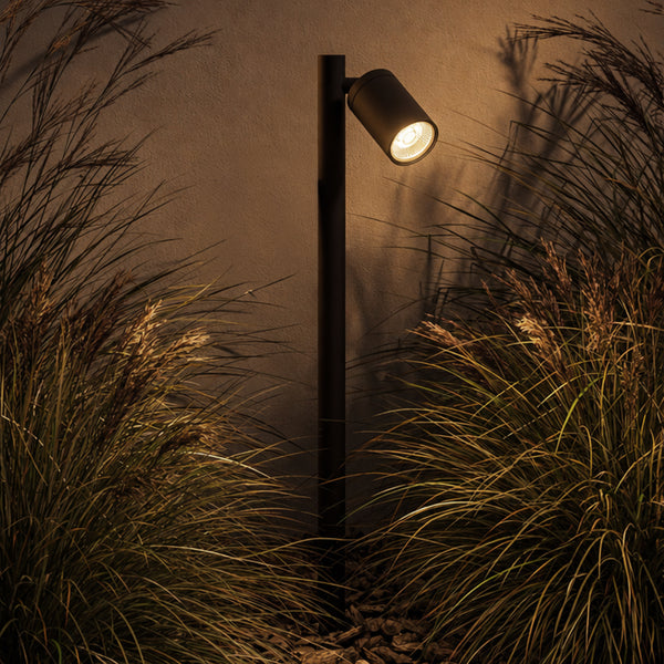 Dartmouth Exterior Adjustable Spike 900 Spotlight In Textured Black