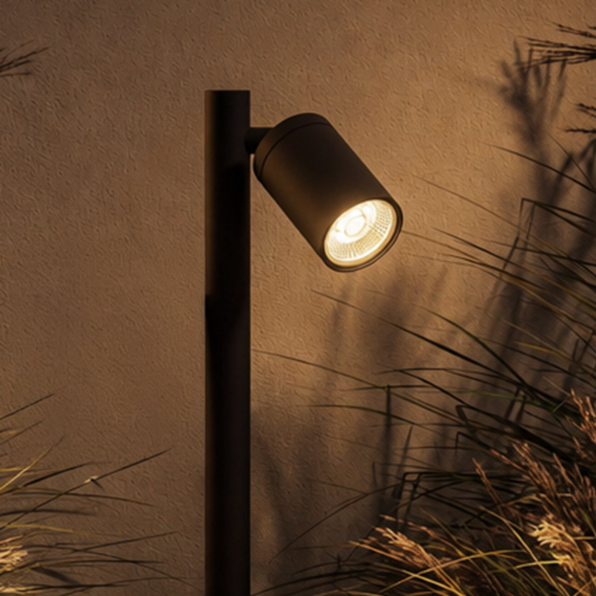 Dartmouth Exterior Adjustable Spike 900 Spotlight In Textured Black