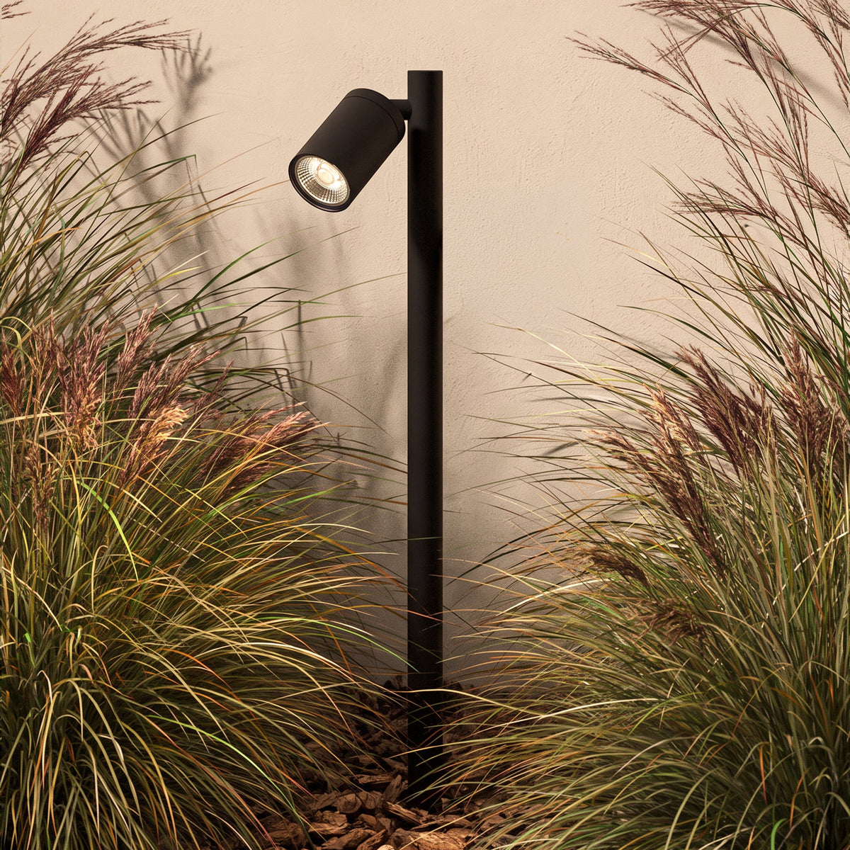 Dartmouth Exterior Adjustable Spike 900 Spotlight In Textured Black