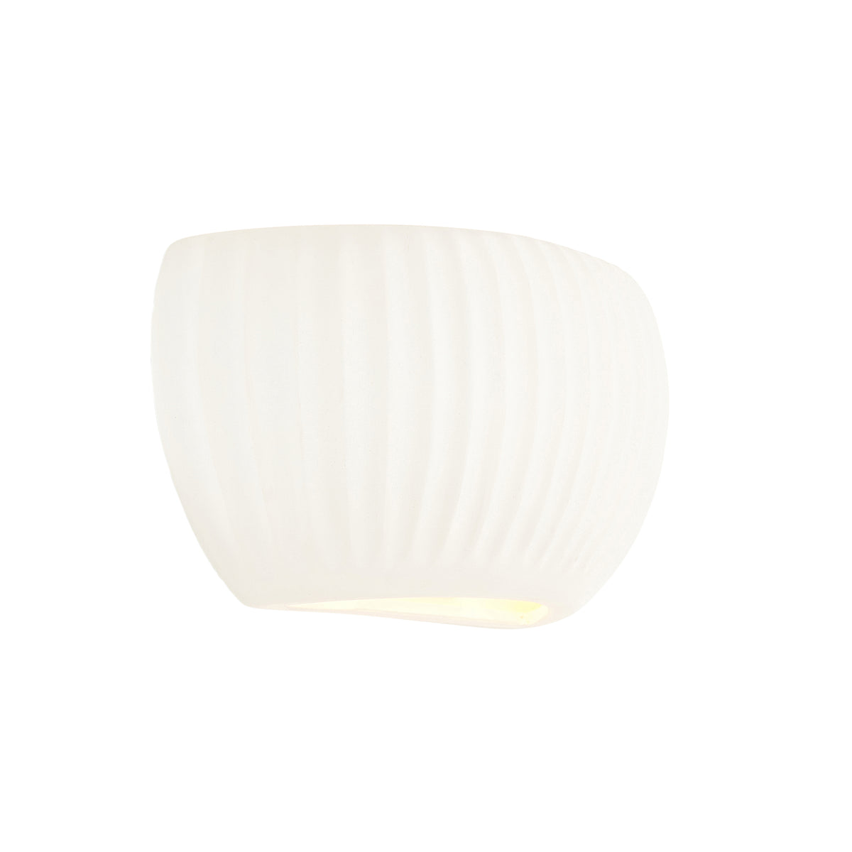Witham Wall Washer in Unglazed Ceramic