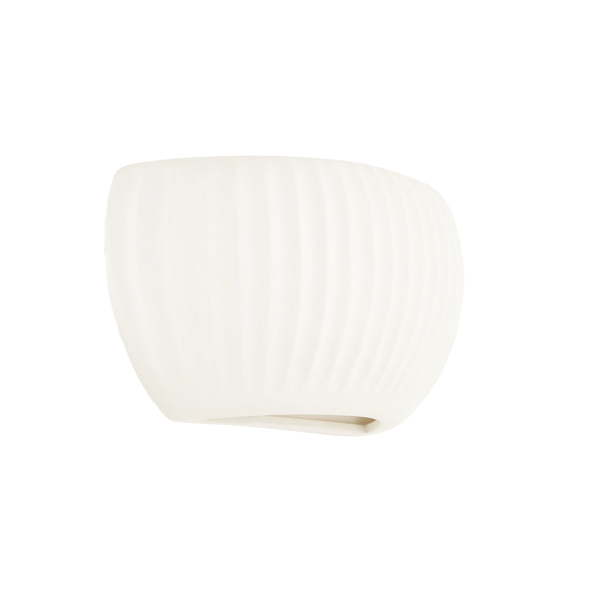 Witham Wall Washer in Unglazed Ceramic