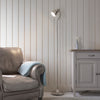 Classic Flexi Reader Floor Lamp in Bright Nickel