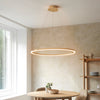 Staten LED Pendant in French Gold