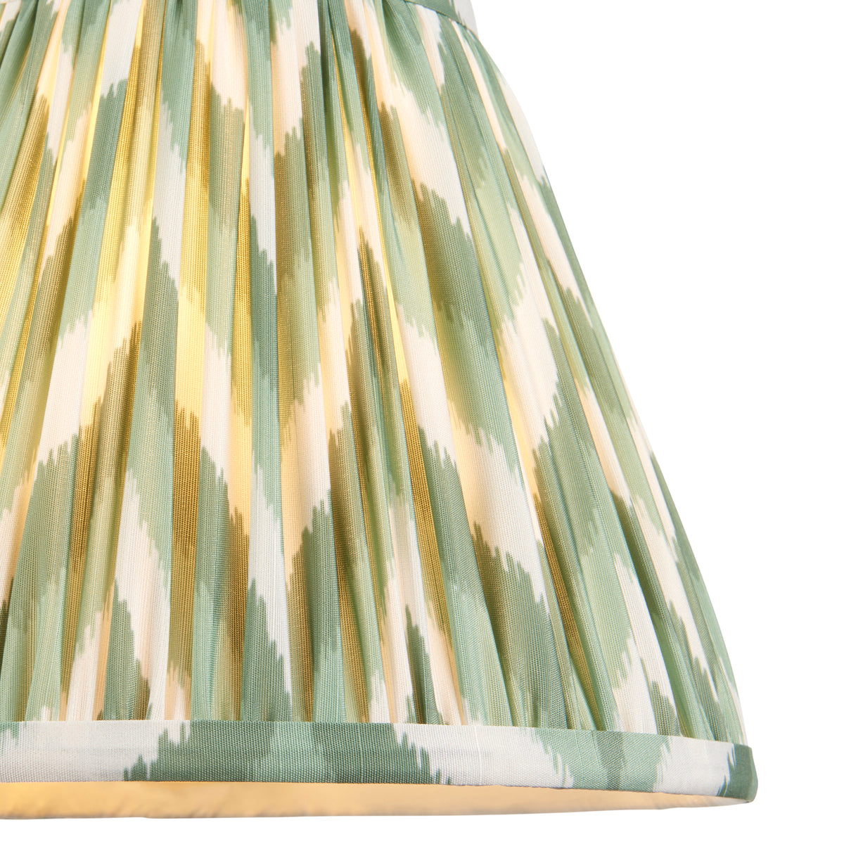 Higgledy Table Lamp in Pink Clay with Cotswold Green 25cm Zigzag Shade