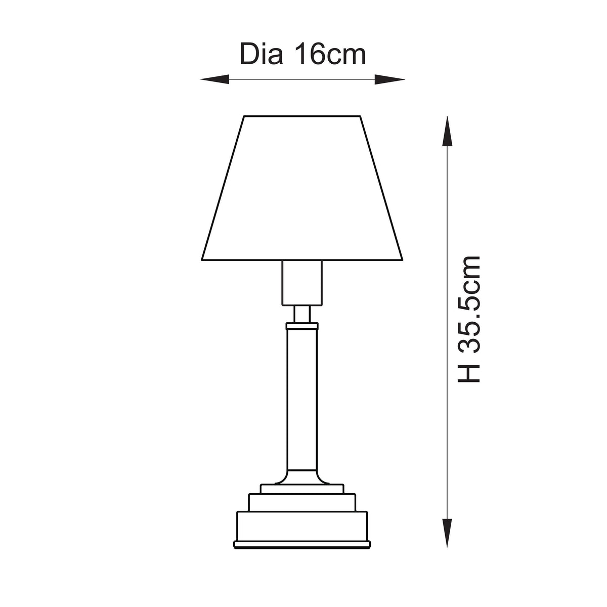 Upton Rechargeable Table Lamp in Brass with Pearl Grey 16cm Leaf Shade