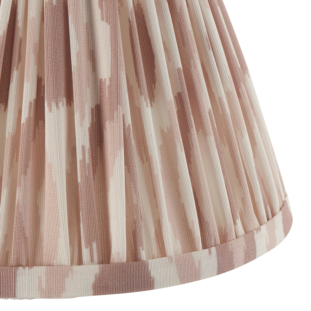 Dome Arc Wall Light in Brass with Natural 16cm Ikat Shade