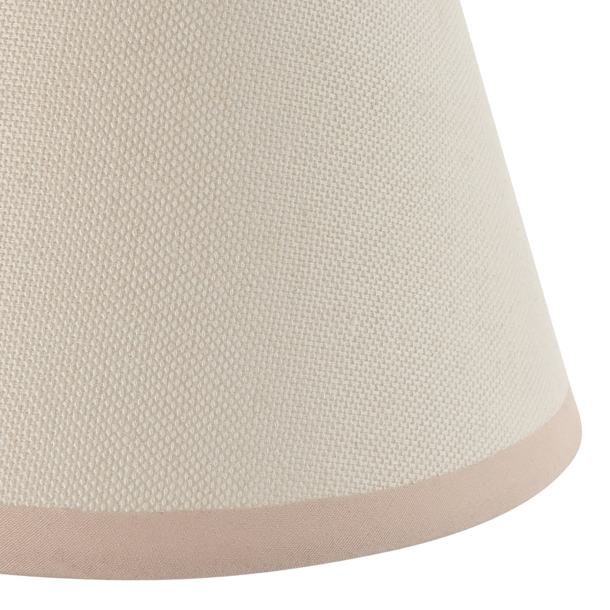Step Fold Wall Light in Brass with Vintage & Almond White 16cm Ivy Shade