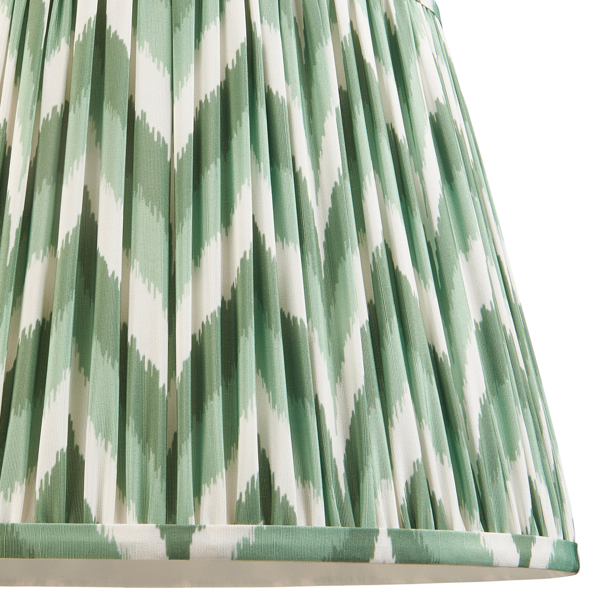 Higgledy Floor Lamp in Pink Clay with Cotswold Green 35cm Zigzag Shade
