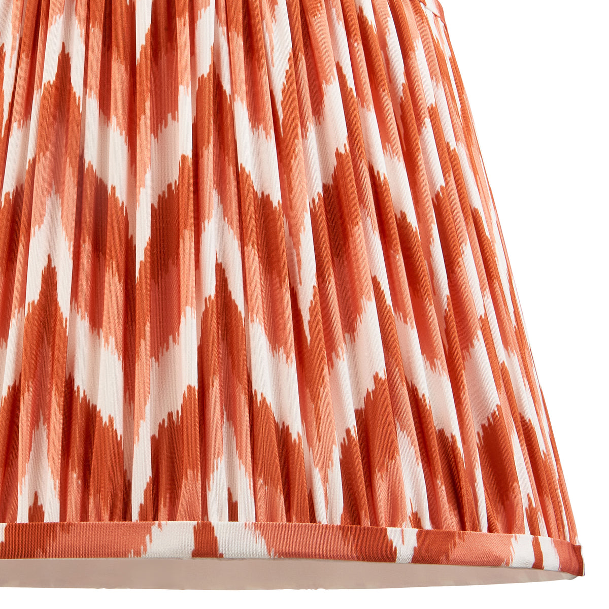 Higgledy Floor Lamp in Pink Clay with Apricot Orange 35cm Zigzag Shade