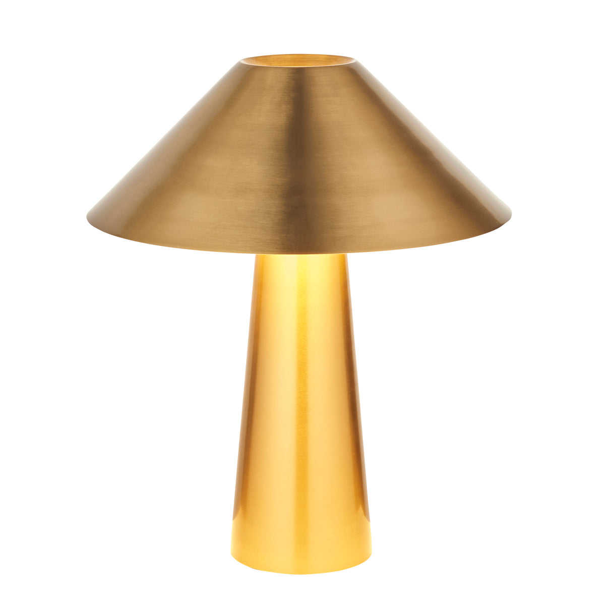 Isak Table Lamp in Brushed Aged Brass