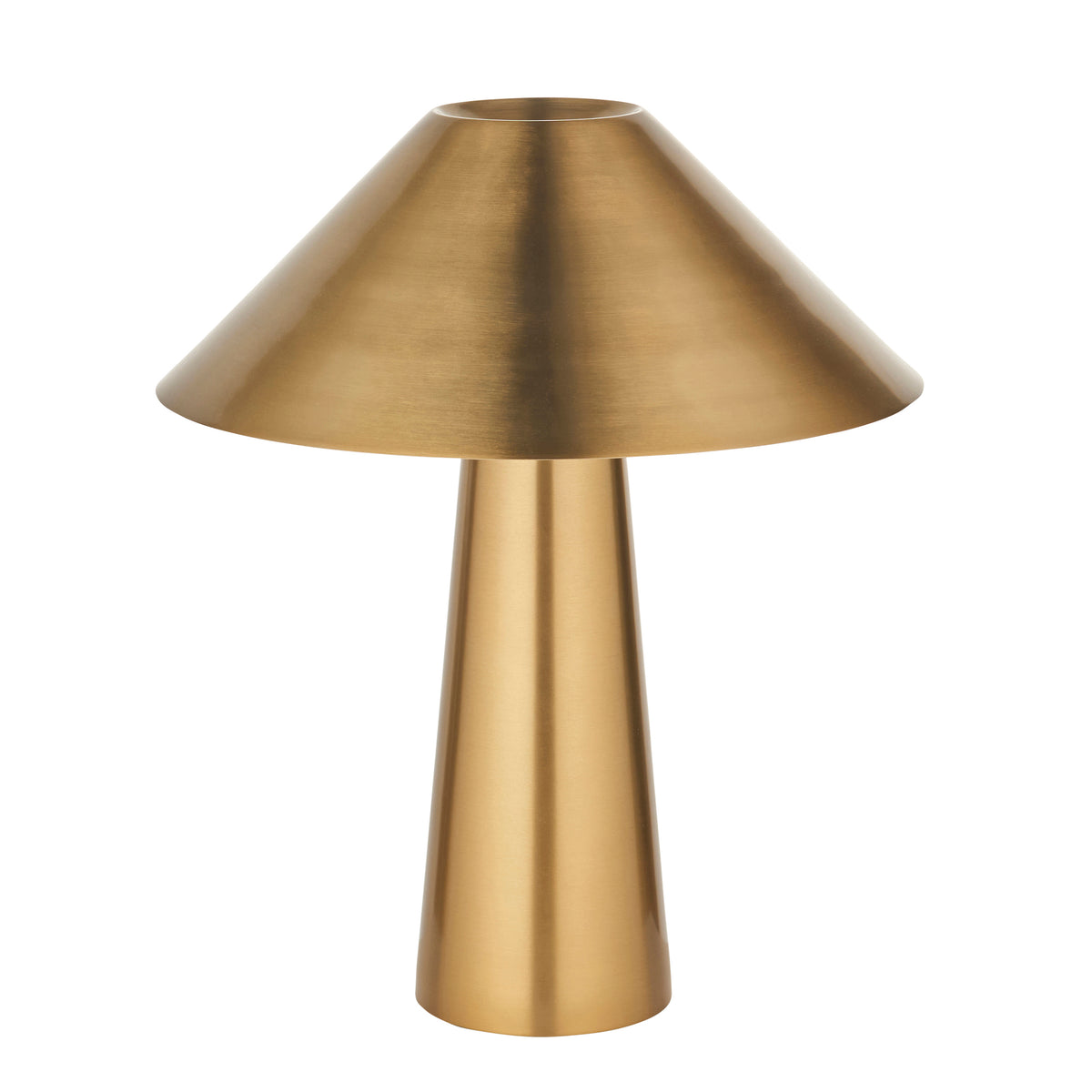 Isak Table Lamp in Brushed Aged Brass