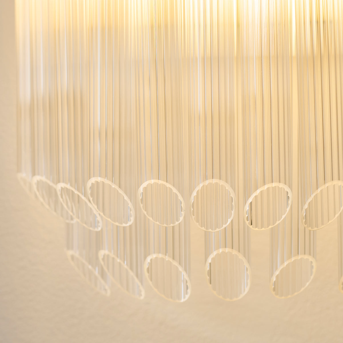 Montpellier Wall Light in Brushed Brass with Ribbed Cylindrical Clear Glass
