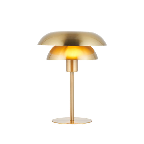 Lyon Table Light with Satin Brass Metalwork