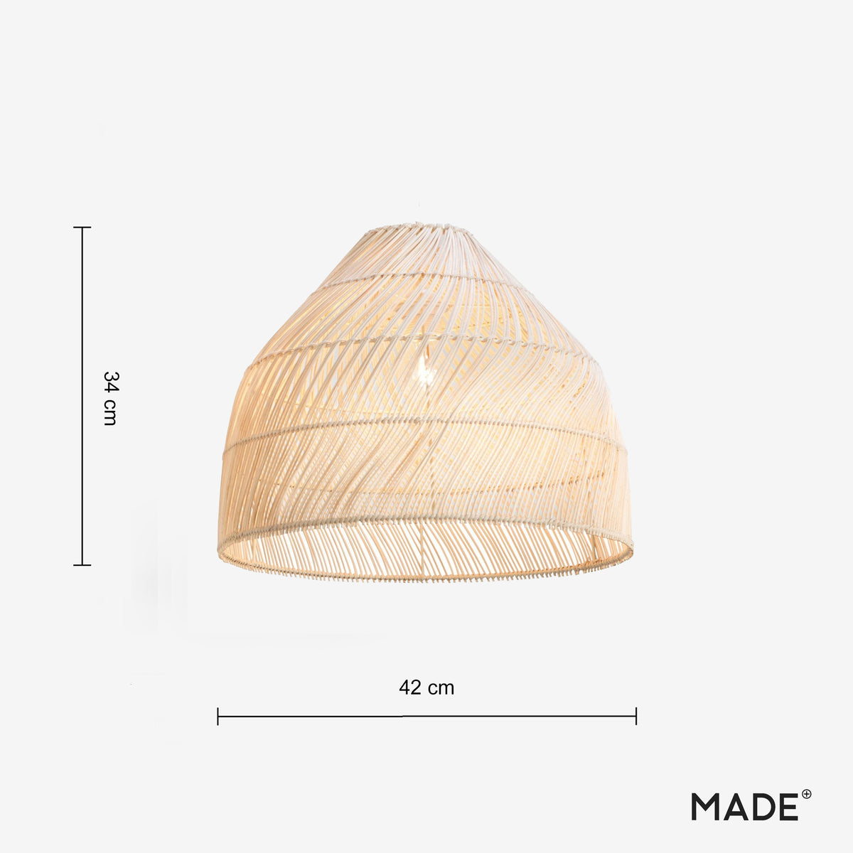 Java Small Natural Rattan Shade