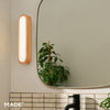 Nura IP44 LED Bathroom Wall Light in Wood Effect