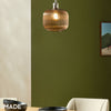 Briz Amber Ribbed Glass Shade