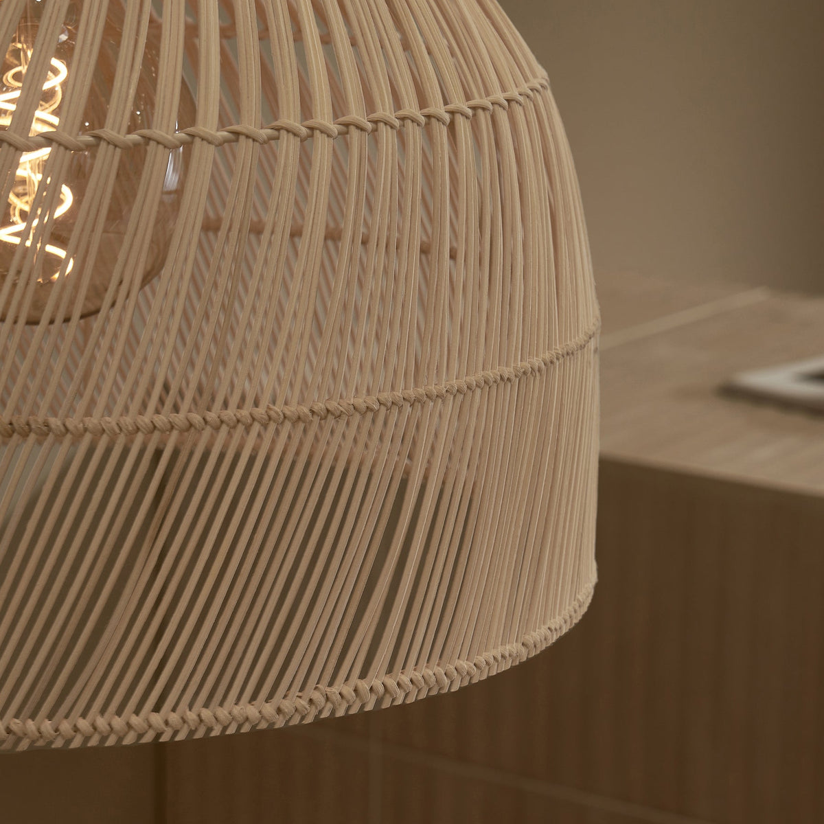 Java Small Natural Rattan Shade