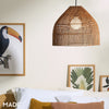 Java Small Dark Rattan Shade