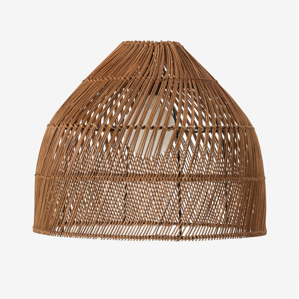 Java Small Dark Rattan Shade