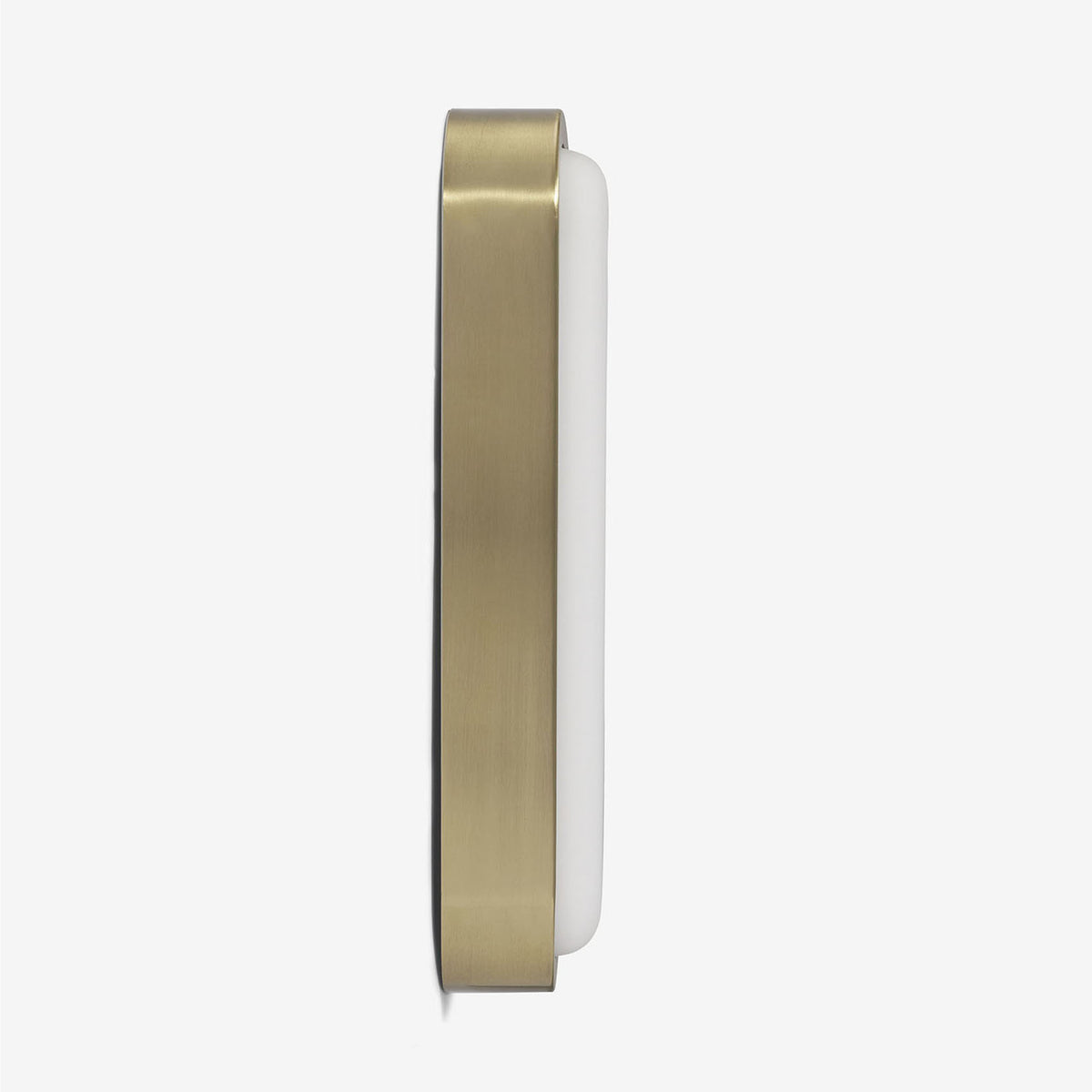 Nura IP44 LED Bathroom Wall Light in Antique Brass