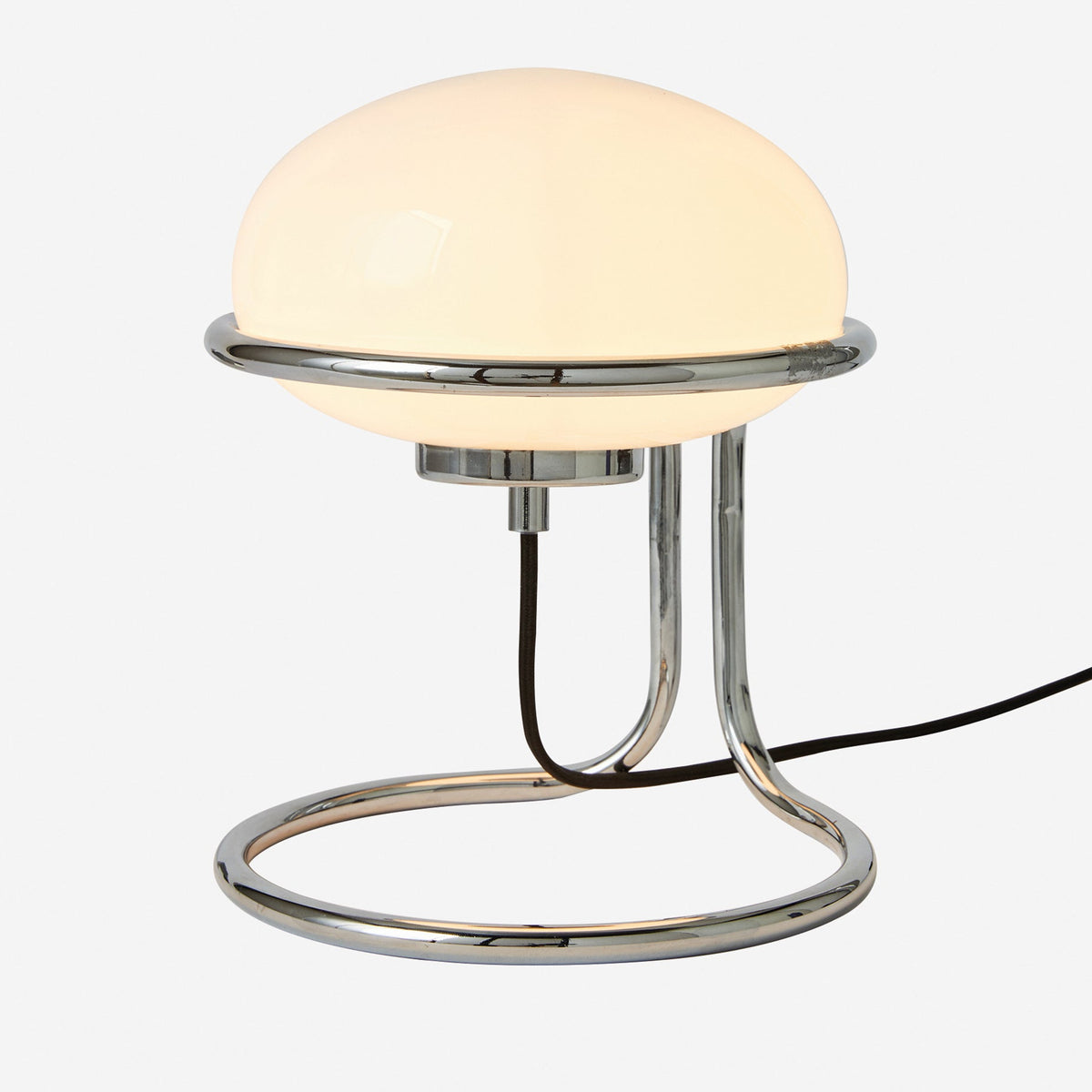 Piper Table Lamp in Chrome with Opal Glass Diffuser