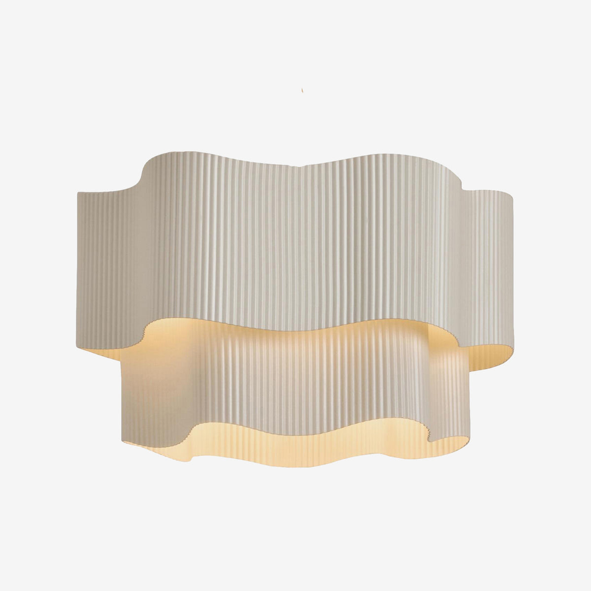 Sydney Ribbed Metal Tiered Shade