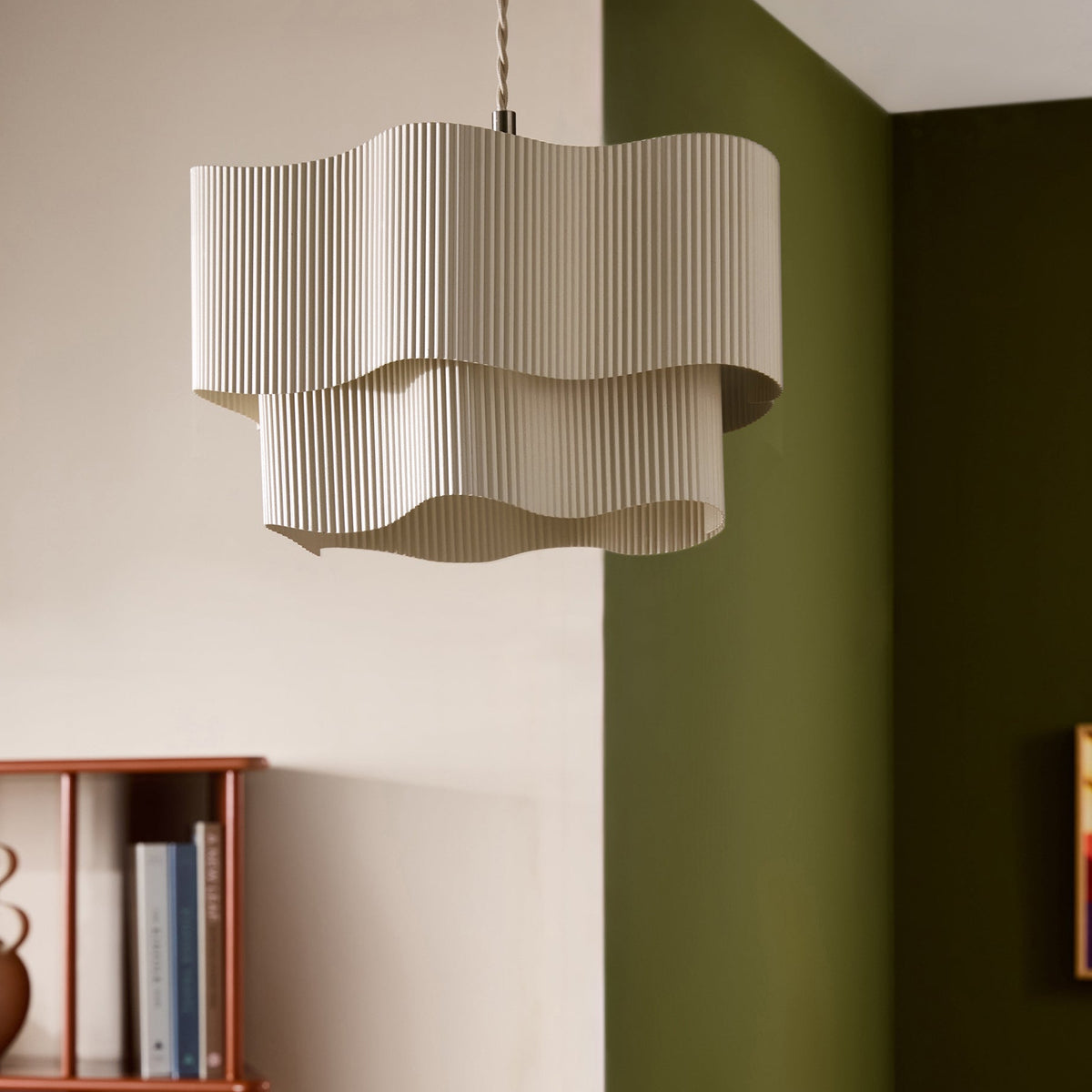 Sydney Ribbed Metal Tiered Shade