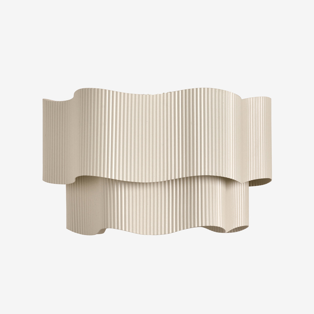Sydney Ribbed Metal Tiered Shade