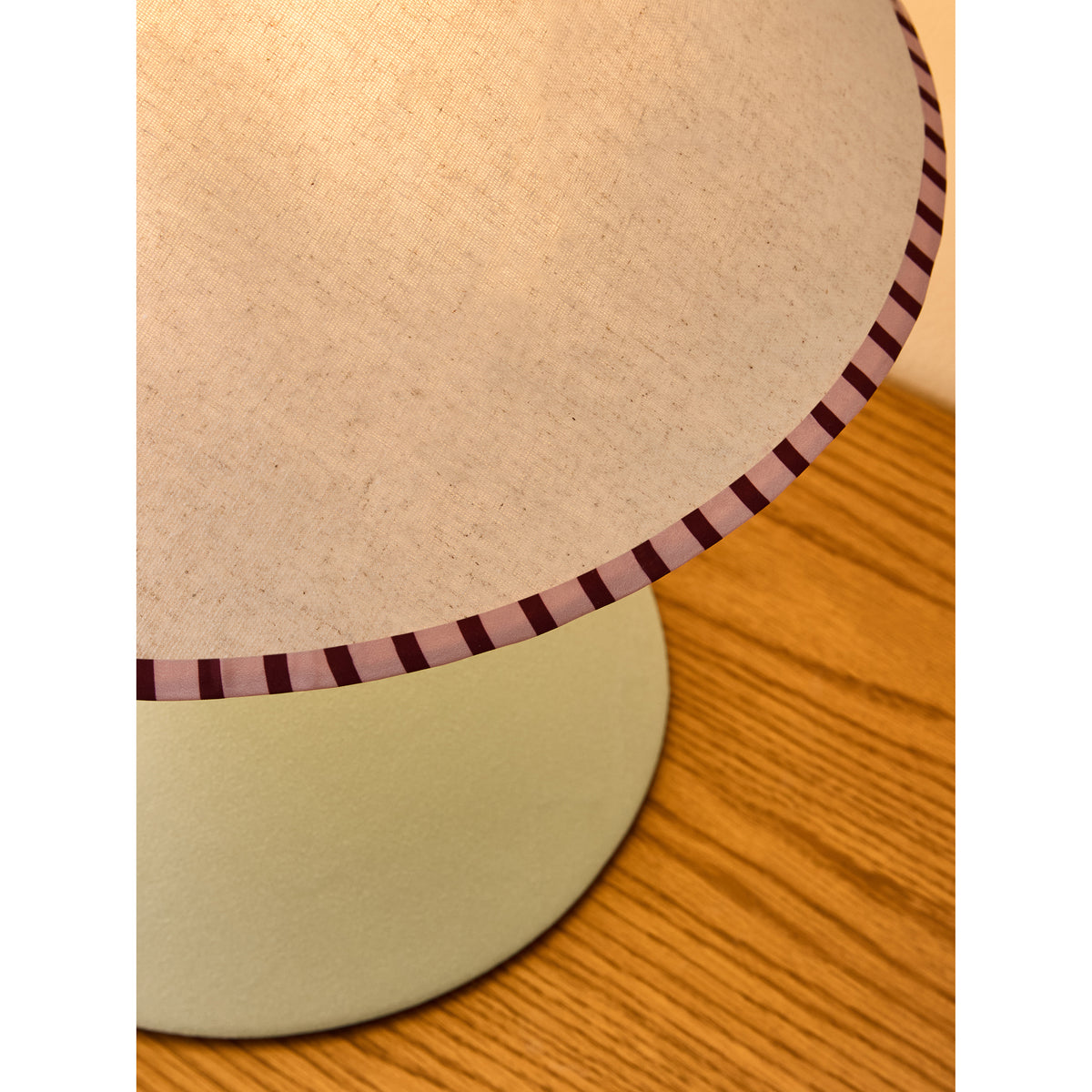 Marlowe Ceramic Table Lamp in Sage Green with Vintage White Fabric Shade