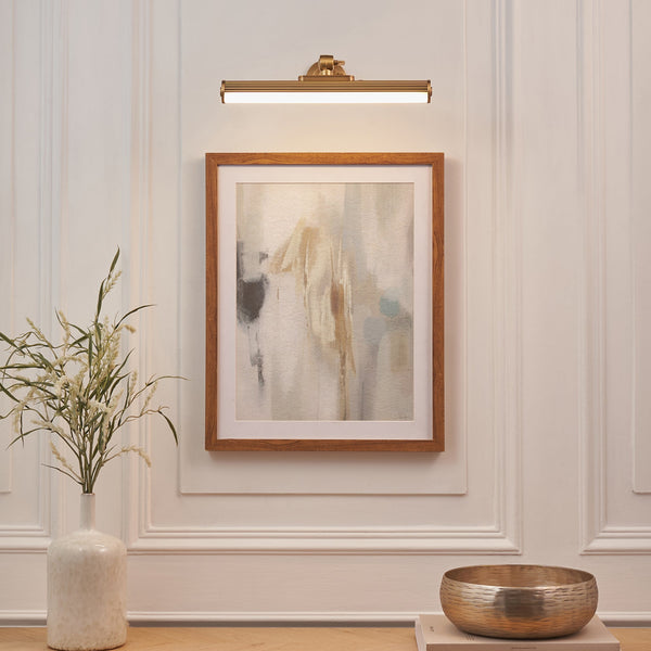 Cirali Rechargeable and Dimmable Picture Light in Warm Brass