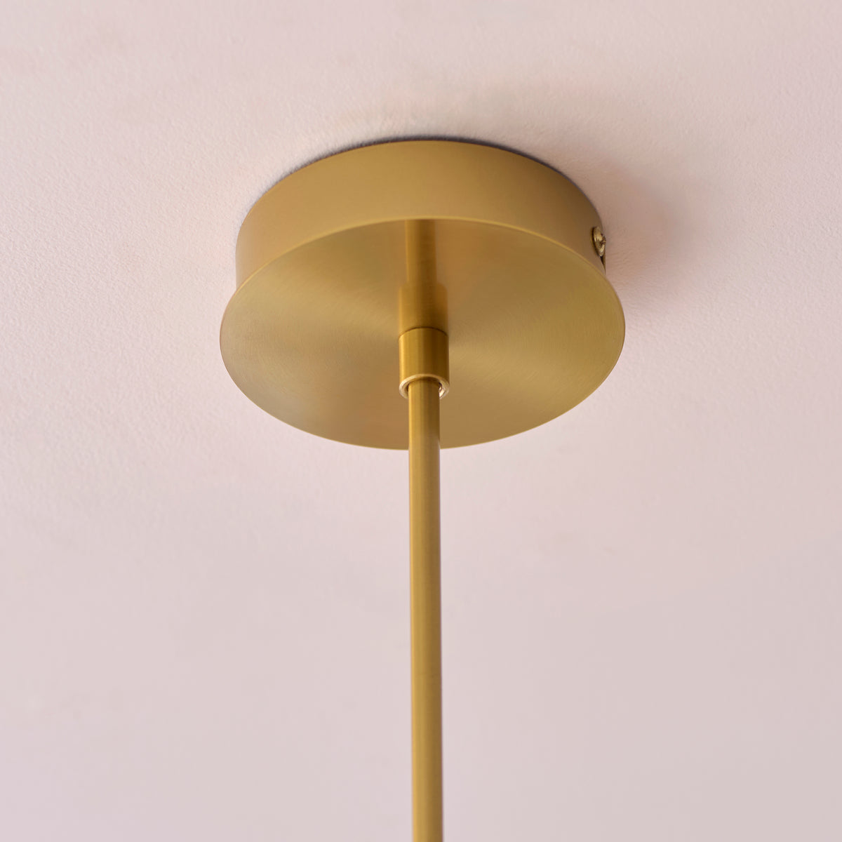 Rossano Ten Light Pendant Chandelier in Brass with Opal Glass Shades