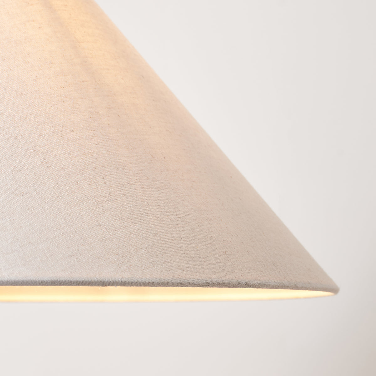 Arlo Floor Lamp in Matt Black with Avalon 52cm Natural Shade
