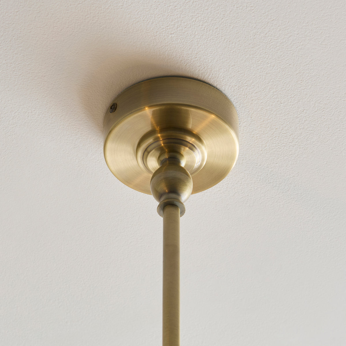 Jericho Two Light Linear Pendant in Antique Brass with Warm Brown Rattan Shades