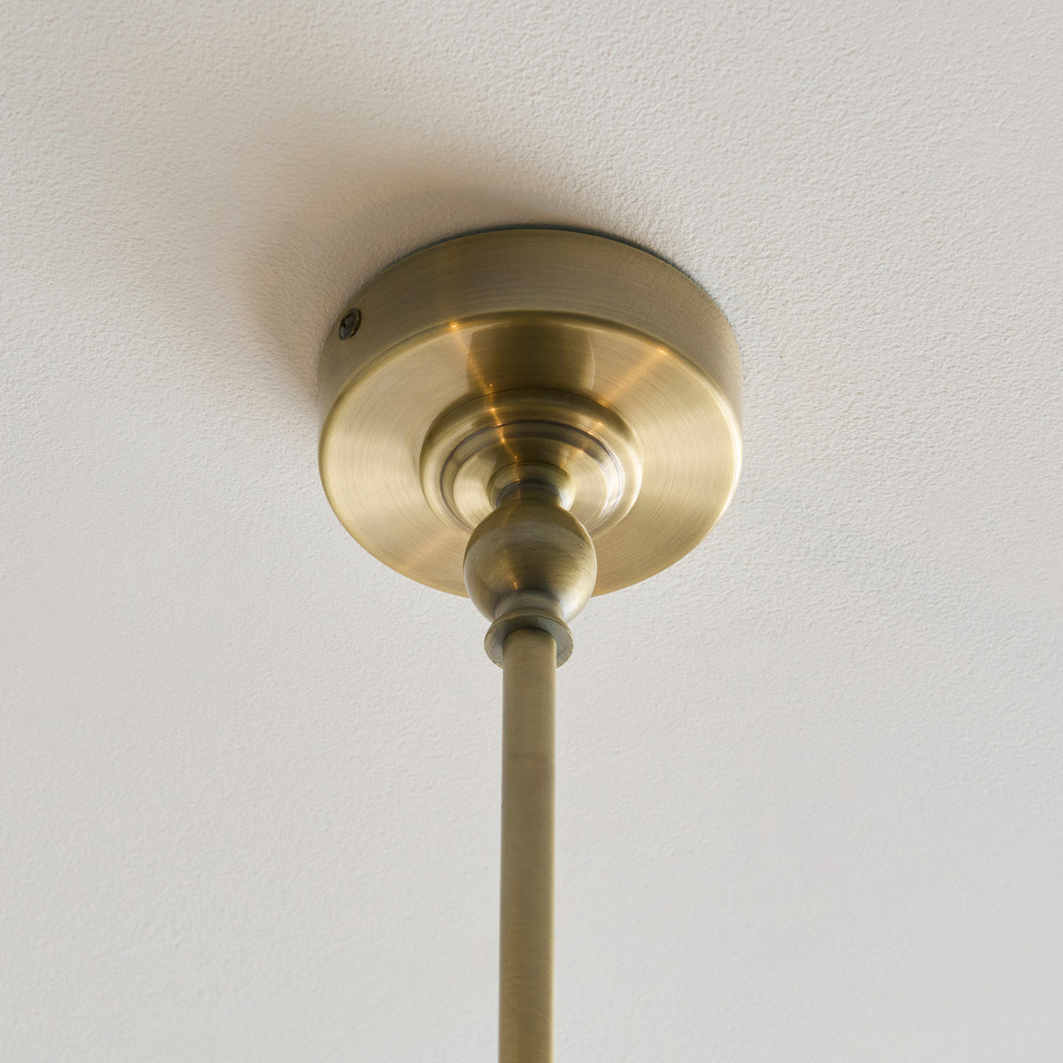 Jericho Two Light Linear Pendant in Antique Brass with Natural Rattan Shades