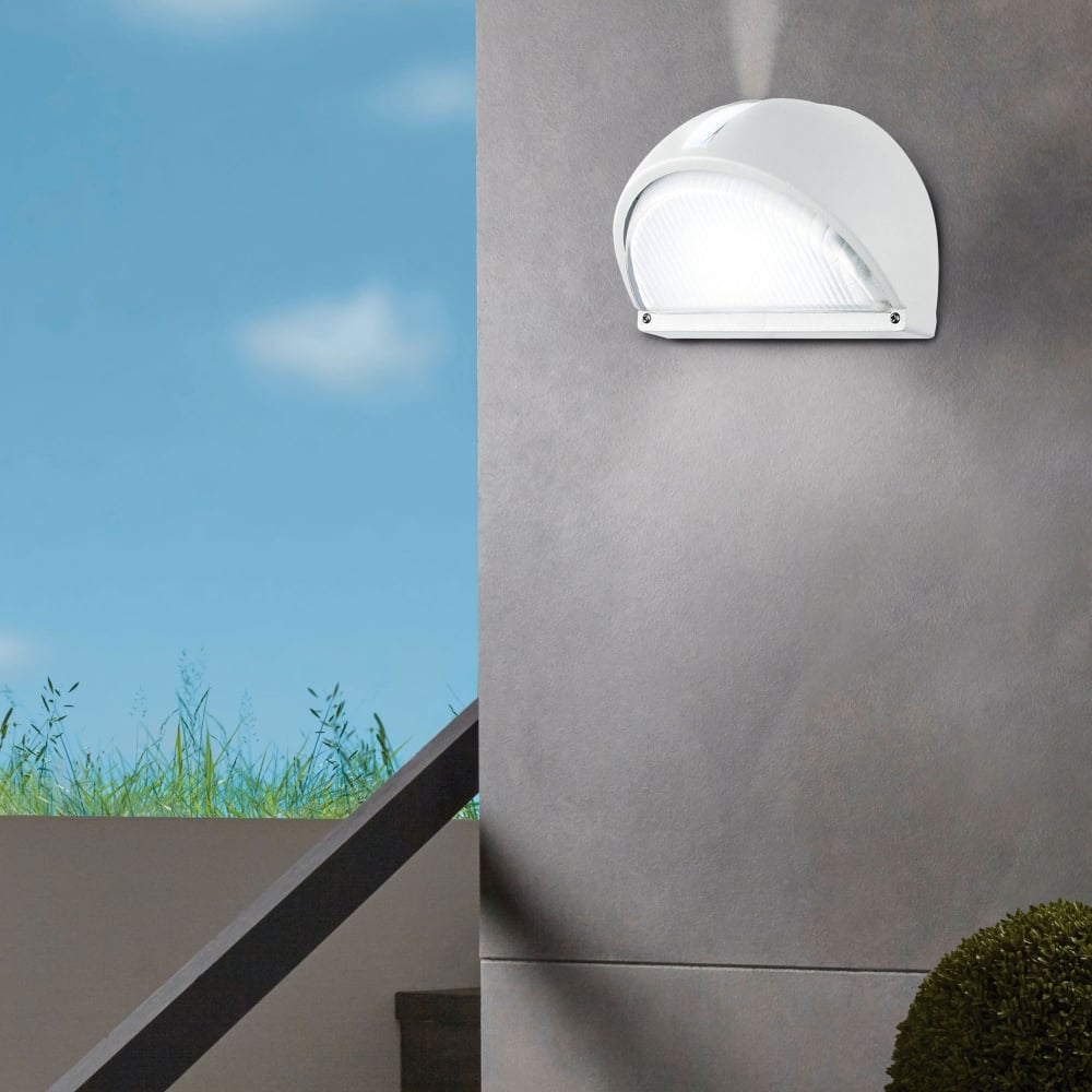 Onja Outdoor IP44 Wall Light in White