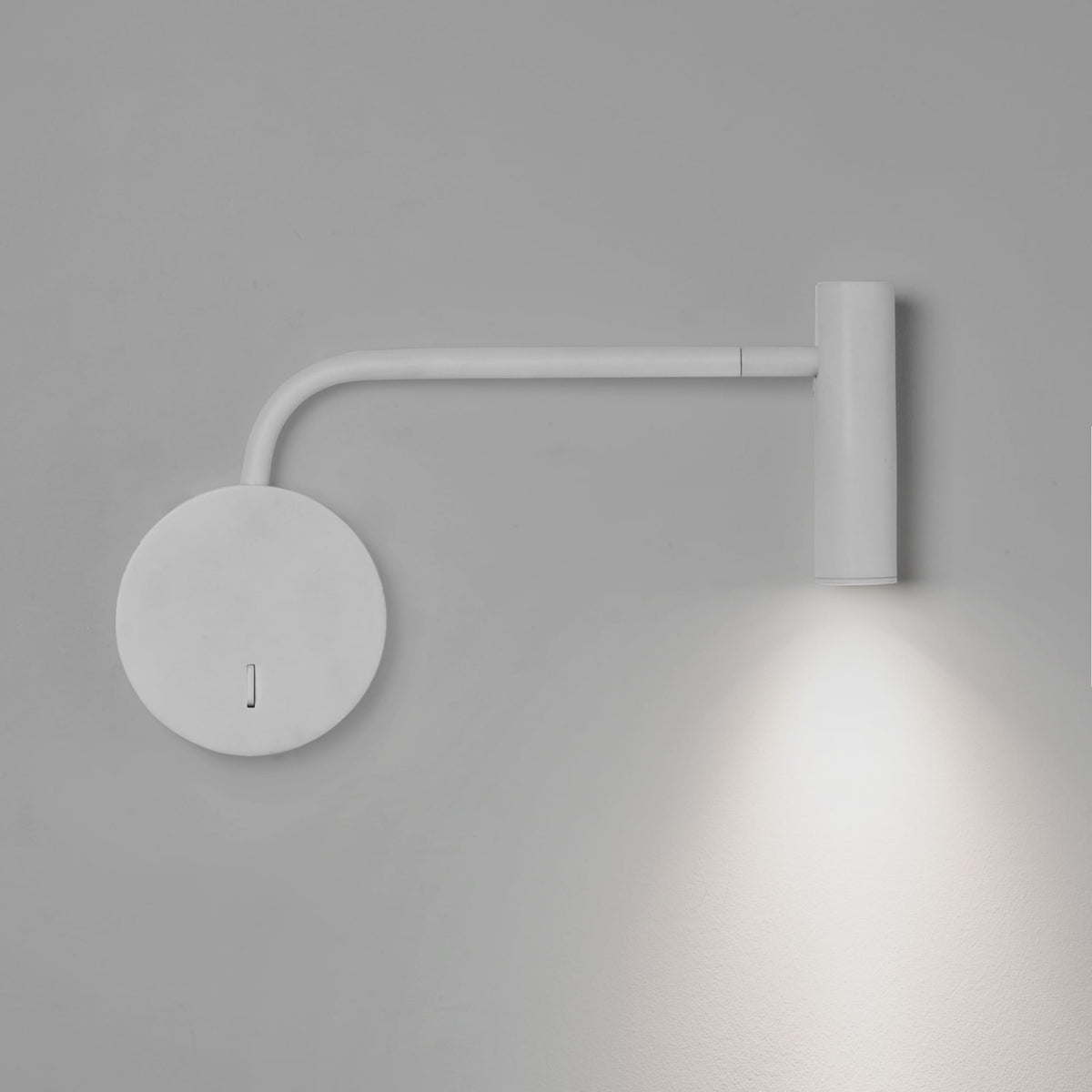 Enna Wall LED Matt White Reading Wall Light