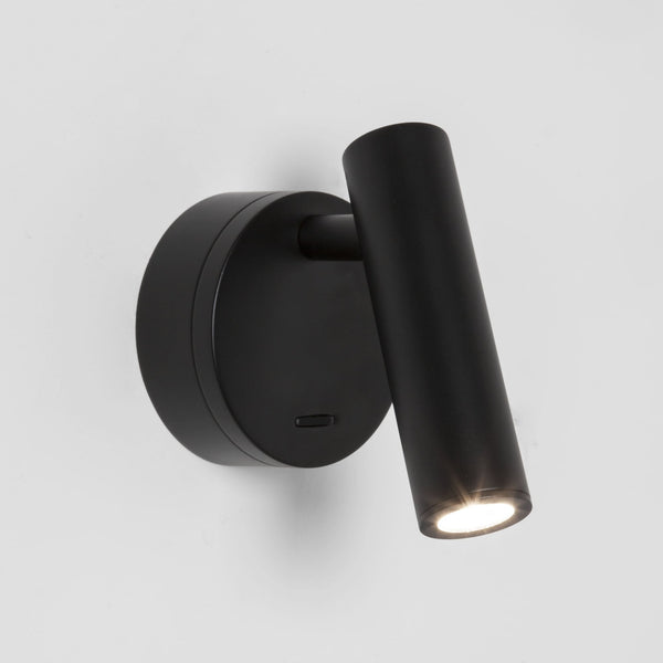Enna Surface LED Switched Reading Light in Matt Black