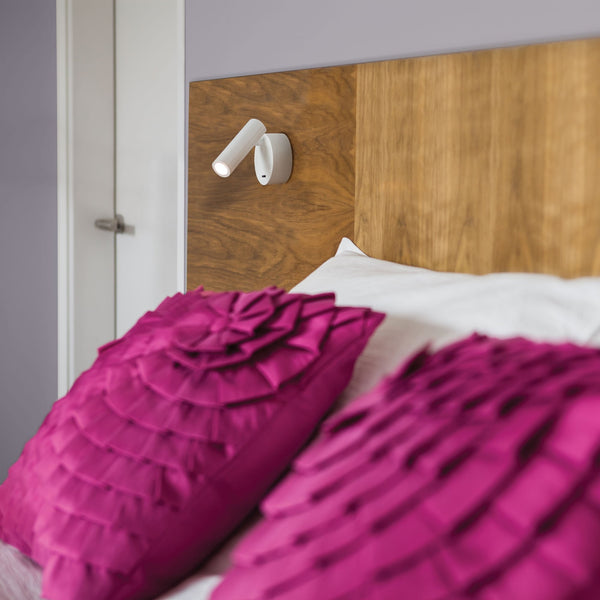 Enna Surface LED Switched Reading Light in Textured White