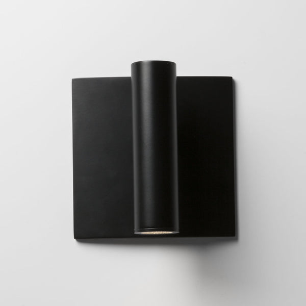 Enna Square LED Switched Reading Light in Matt Black