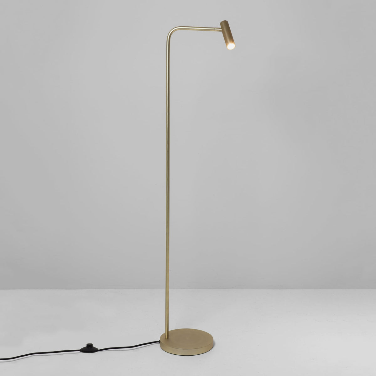 Enna LED Floor Lamp in Matt Gold