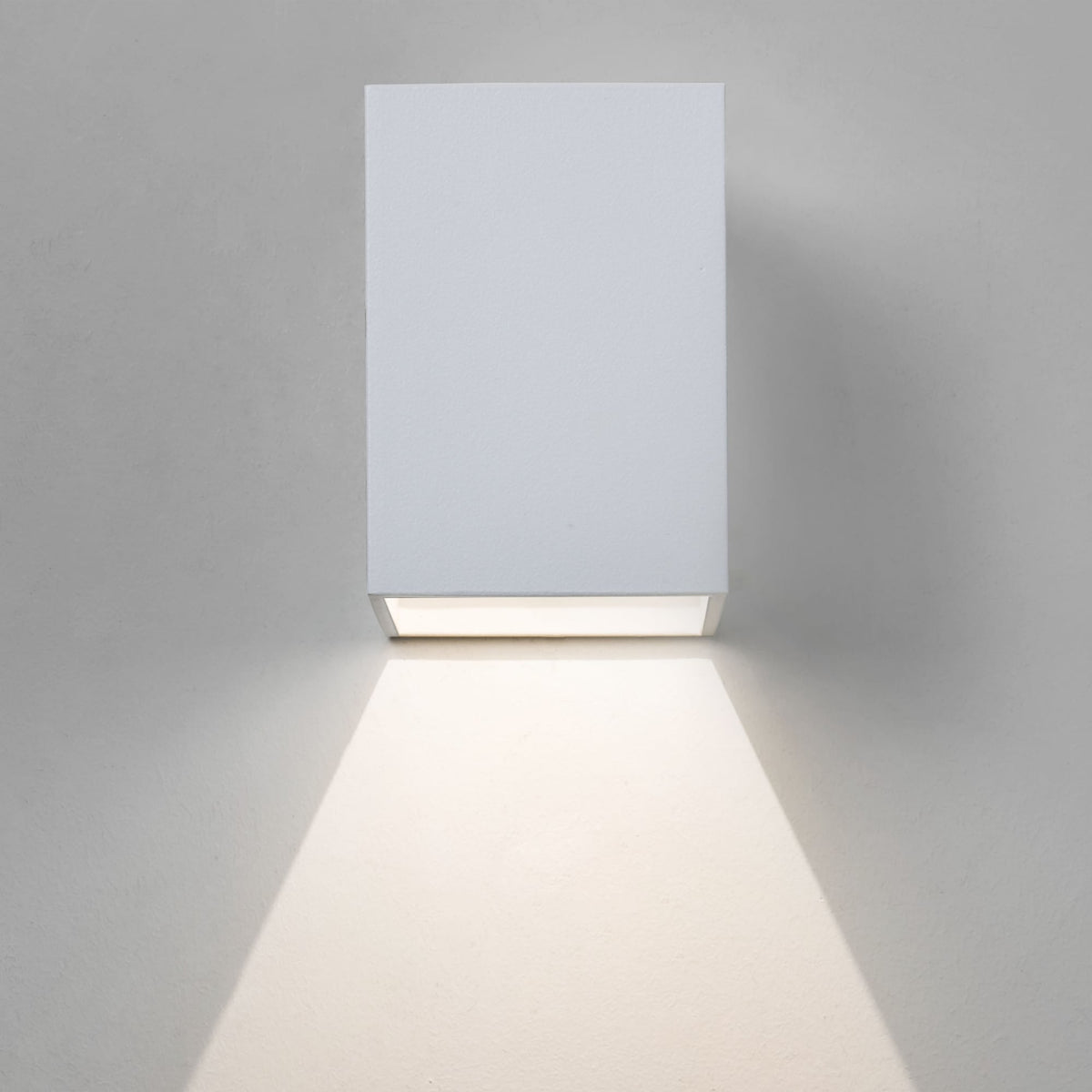 Oslo 100 LED IP65 Exterior Wall Light in White
